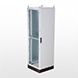 FSi electric cabinet with mounting plate, support rails, base and eyebolts.